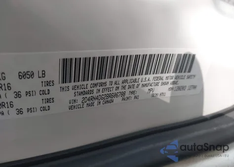 2011 Dodge Grand Caravan Express из США, поврежденный, VIN 2D4RN4DG2BR606788